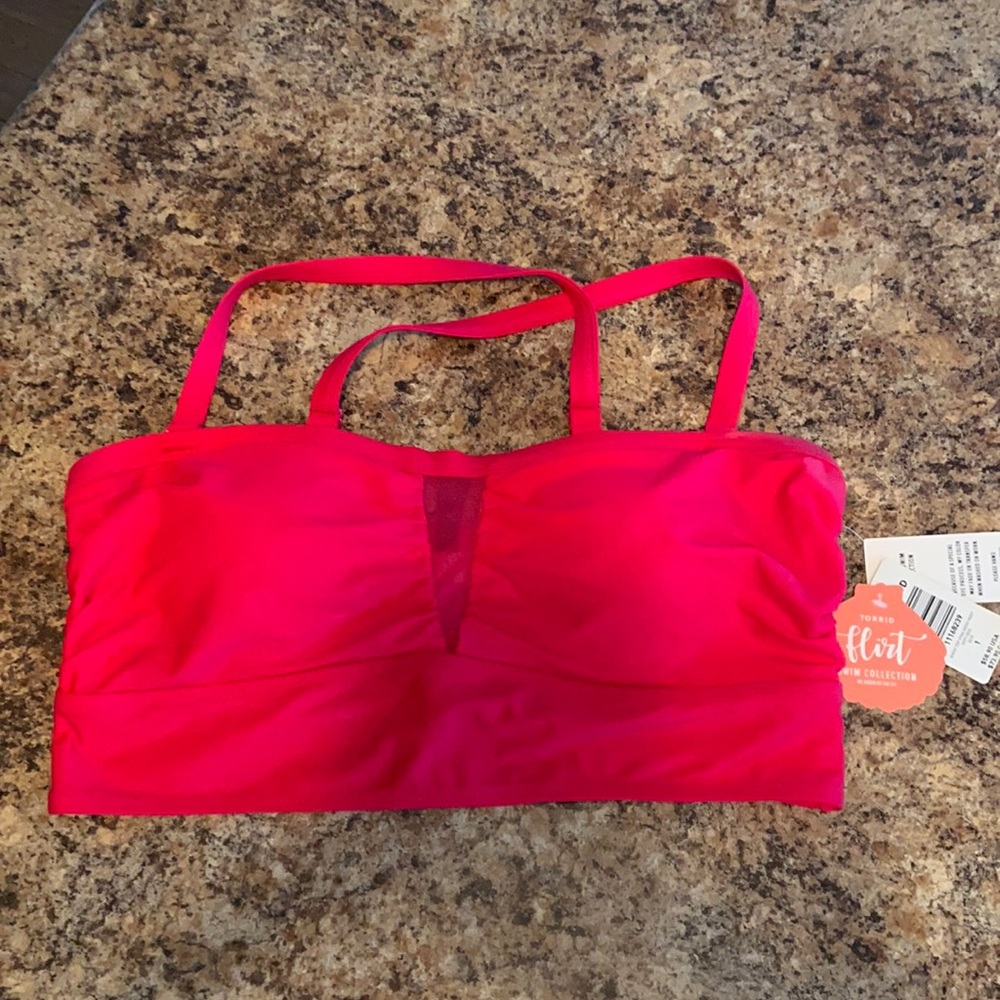 Torrid bathing suit top like new wore once